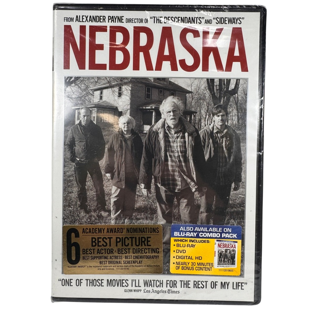 Nebraska DVD 2013‎ Bruce Dern Will Forte Alexander Payne Movie New Sealed